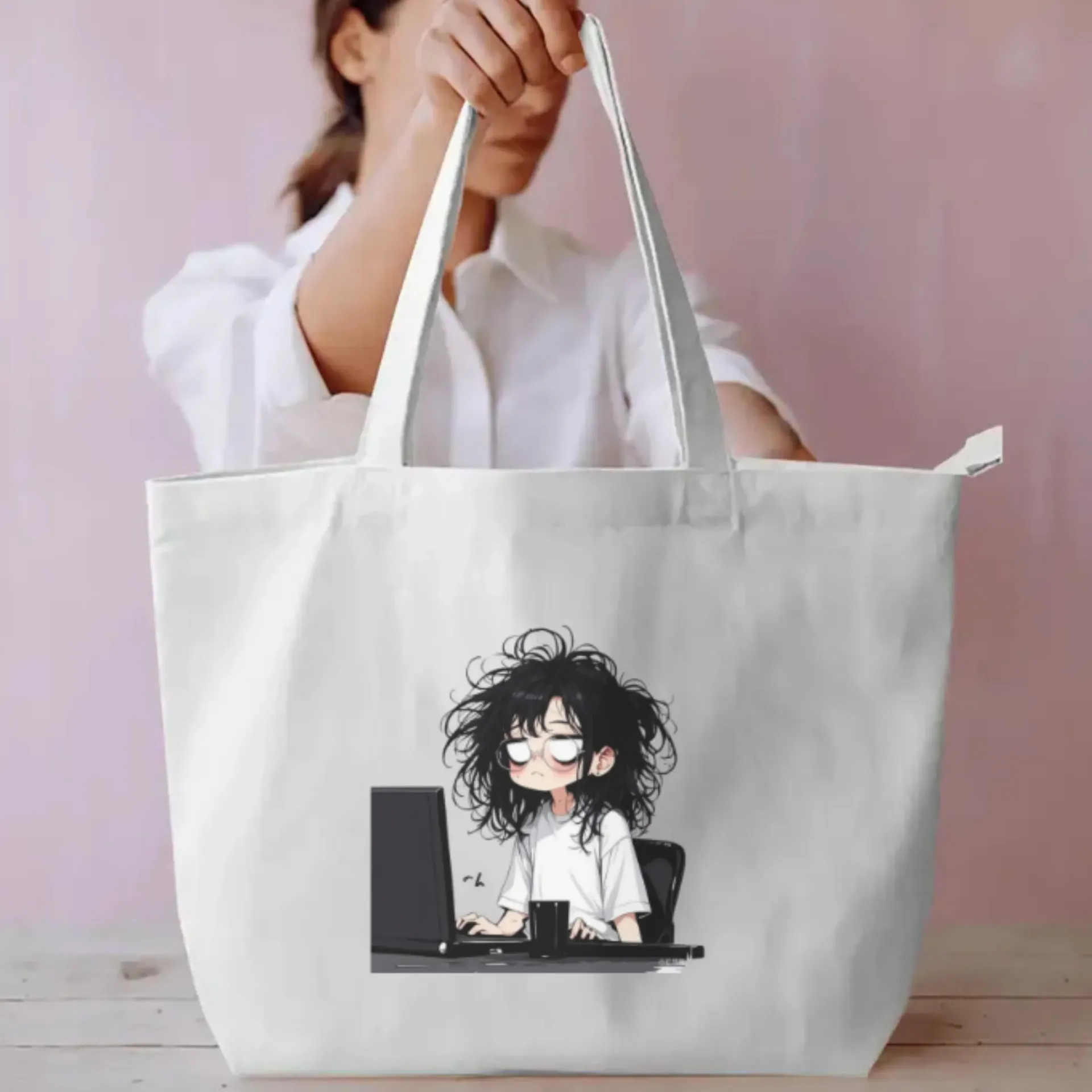 Overworked & Unbothered Tote Bag